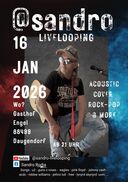 Freitag 16. Januar 2026 , Sandro Live POP -ROCK & more